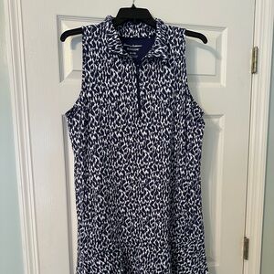 Blue and White Patterned Tommy Bahama sport dress.